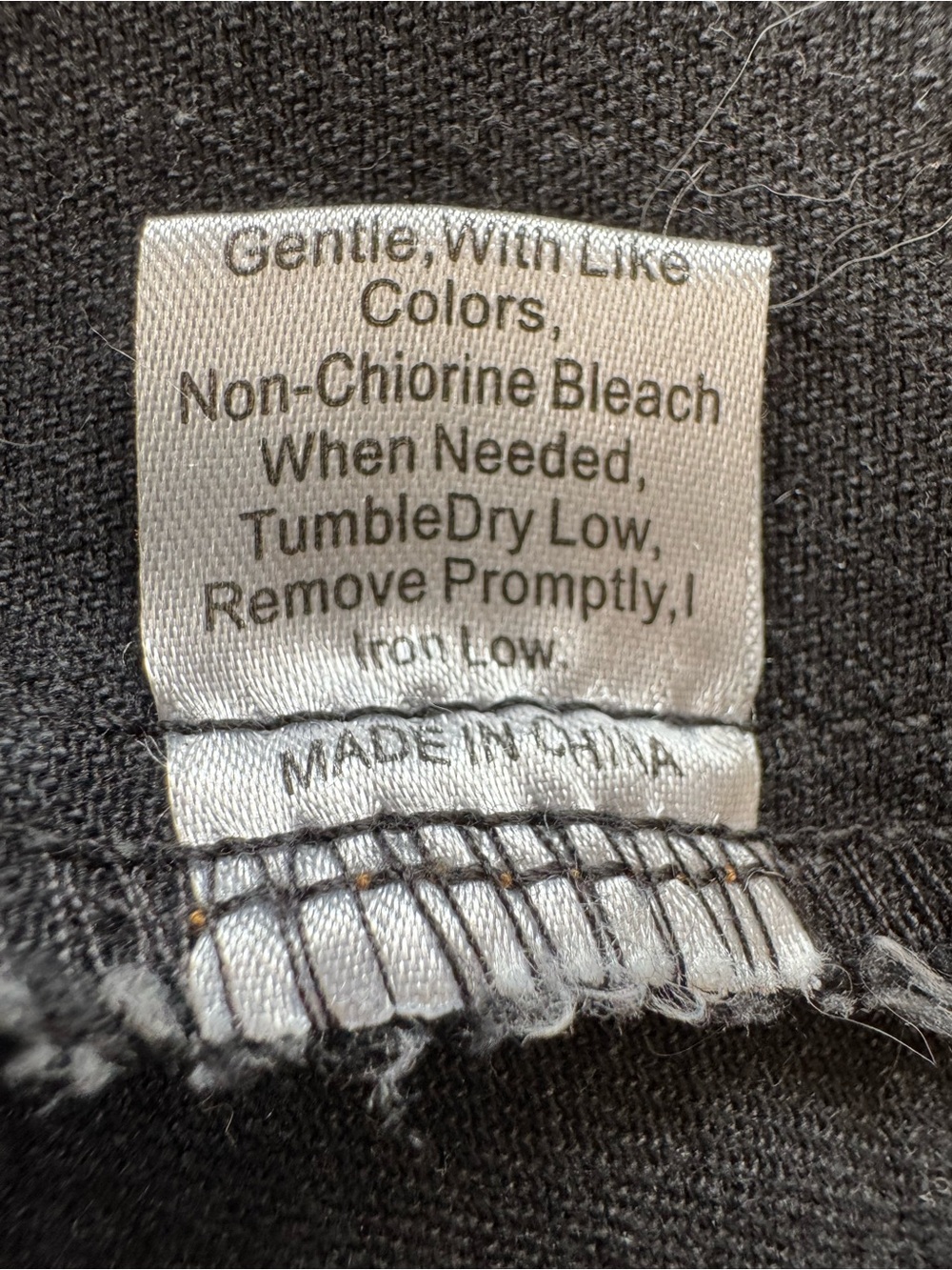 Women’s Washed Black Denim jacket with embroidered back- Casual Lightweight - Picture 8 of 8